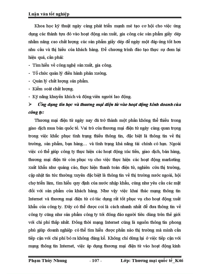 image for page Phát triển và mở rộng thị trường xuất khẩu của công ty TNHH NN một thành viên giầy Thượng Đình