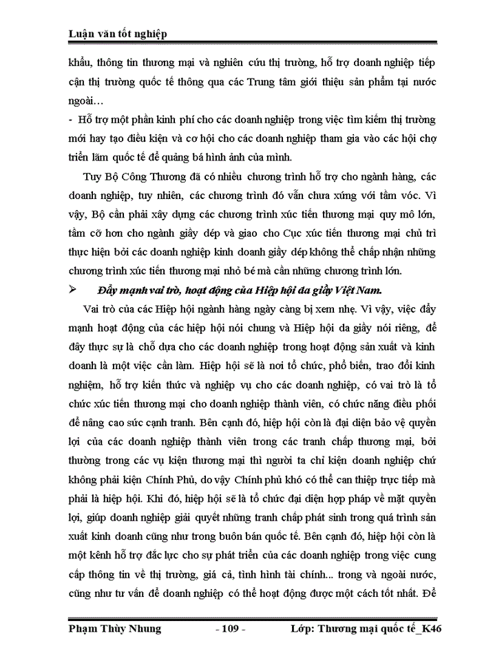 image for page Phát triển và mở rộng thị trường xuất khẩu của công ty TNHH NN một thành viên giầy Thượng Đình