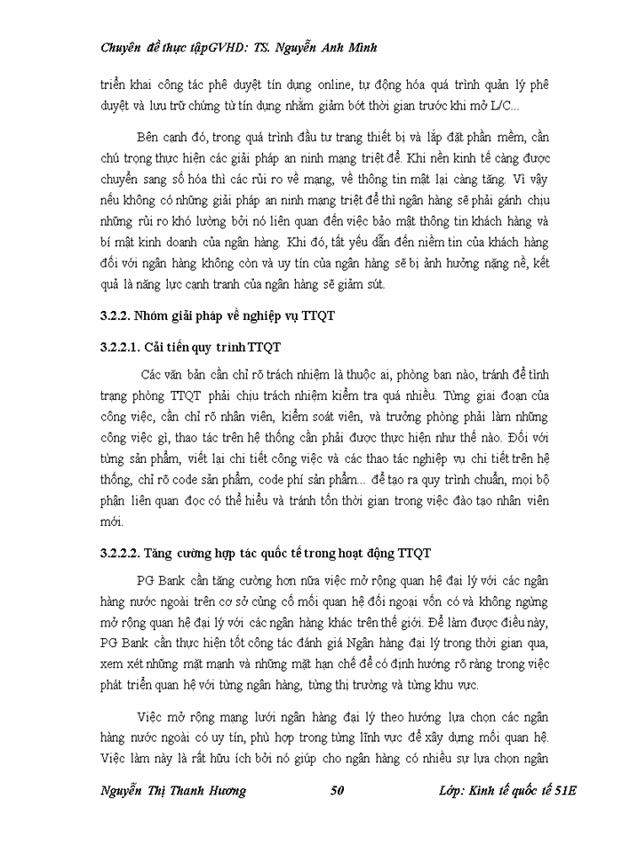 image for page Đẩy mạnh hoạt động thanh toán quốc tế tại ngân hàng thương mại cổ phần xăng dầu petrolimex (pg bank
