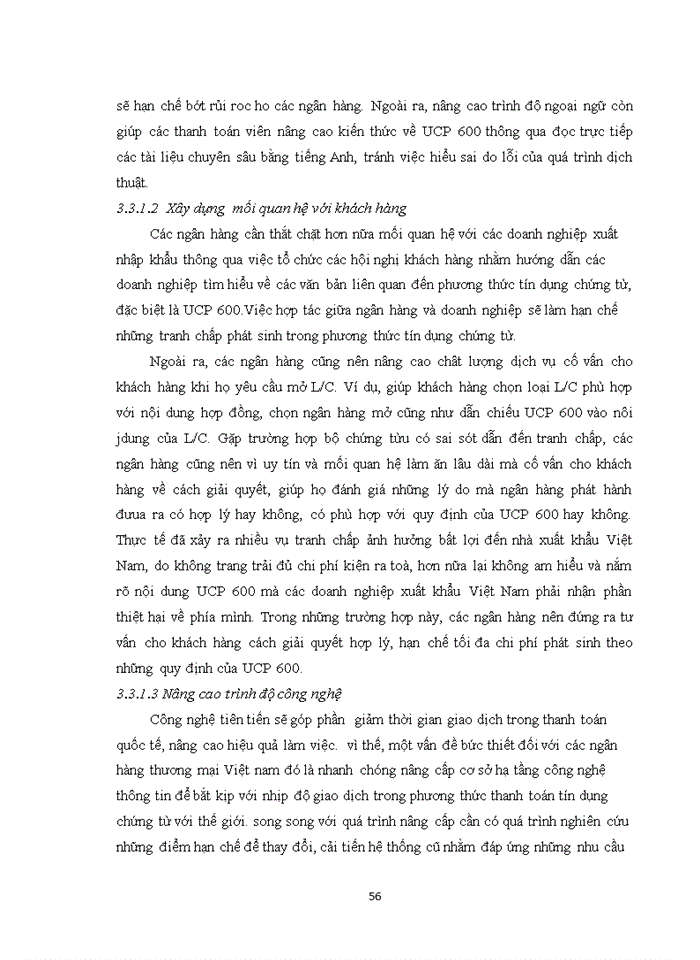image for page Vận dụng UCP 600 trong việc giải quyết các tranh chấp phát sinh trong phương thức thanh toán tín dụng  chứng từ tại một số NHTM Việt Nam