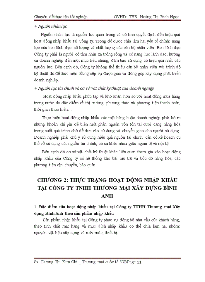 image for page Thực trạng và giải pháp nâng cao hiệu quả hoạt động nhập khẩu tại công ty tnhh thương mại xây dựng bình anh