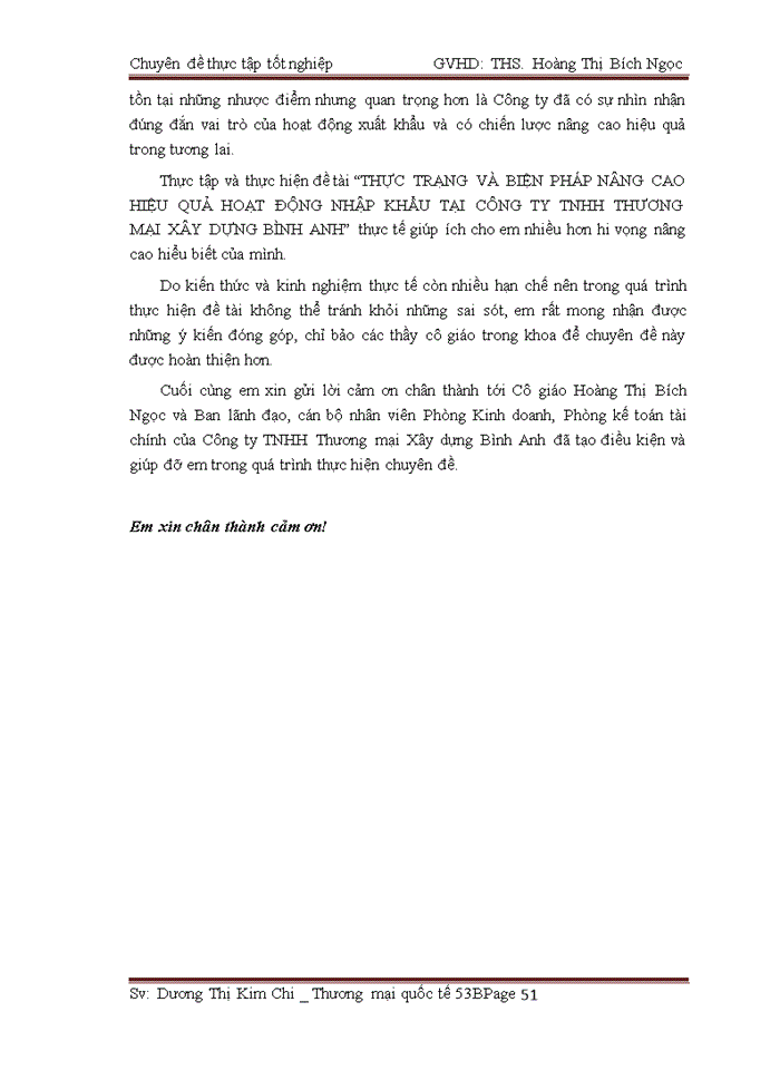 image for page Thực trạng và giải pháp nâng cao hiệu quả hoạt động nhập khẩu tại công ty tnhh thương mại xây dựng bình anh