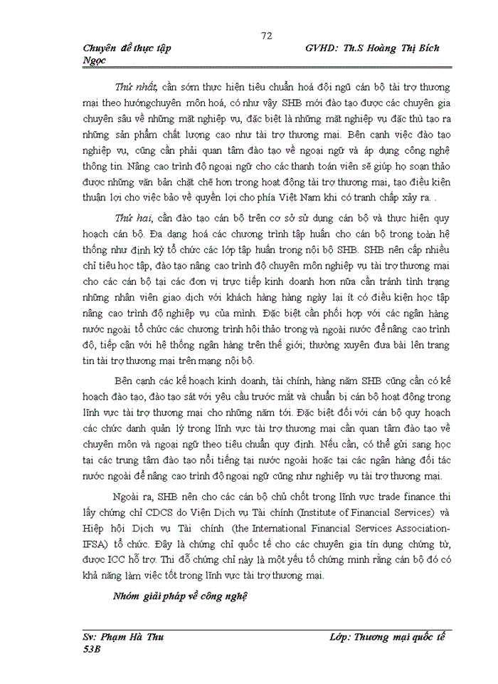image for page Hoạt động tài trợ thương mại tại Ngân hàng TMCP Sài Gòn – Hà Nội (SHB)
