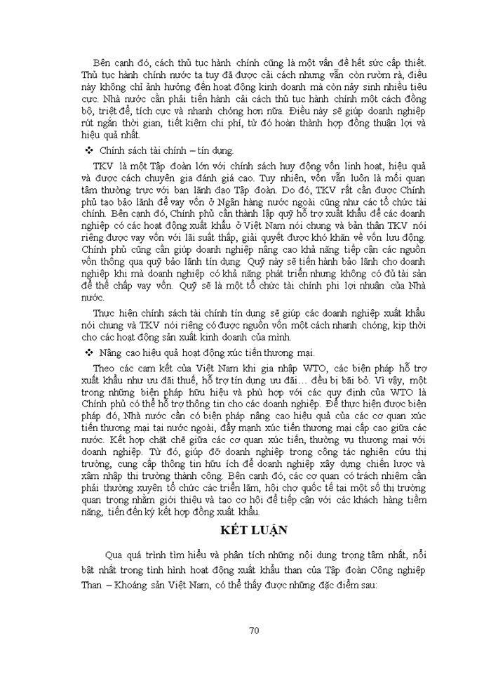 image for page Tình hình xuất khẩu than tại tập đoàn công nghiệp than – khoáng sản việt nam