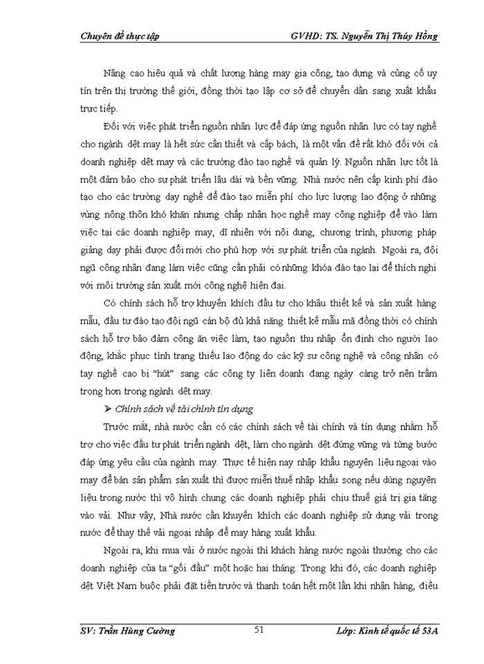 image for page Tăng cường xuất khẩu hàng dệt may việt nam