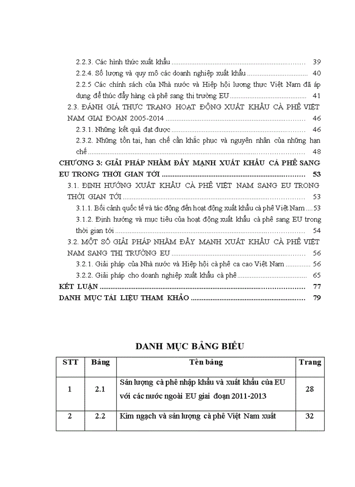 image for page Thực trạng và giải pháp xuất nhập khẩu mặt hàng cà phê của việt nam vào thị trường eu