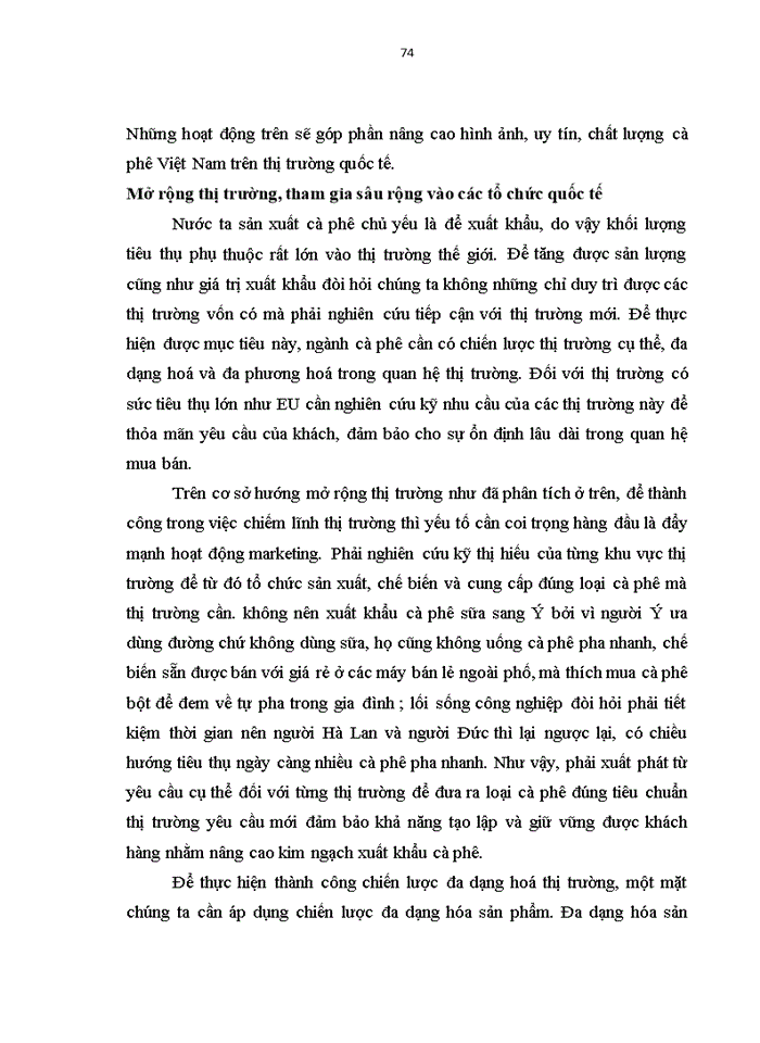 image for page Thực trạng và giải pháp xuất nhập khẩu mặt hàng cà phê của việt nam vào thị trường eu