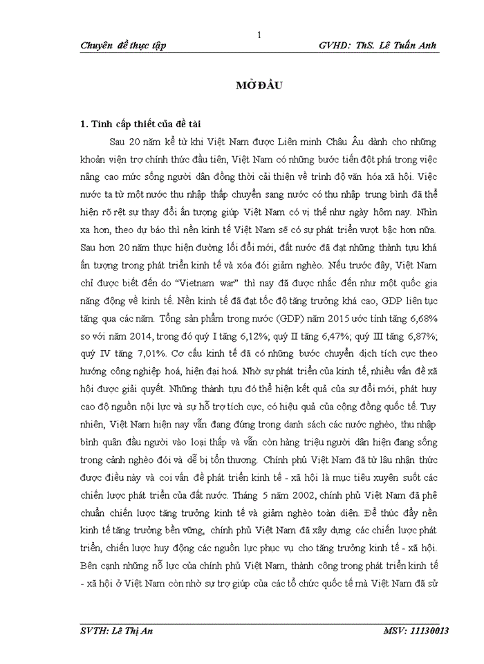 image for page Thực trạng về viện trợ phát triển chính thức của liên minh châu âu và các nước thành viên cho việt nam