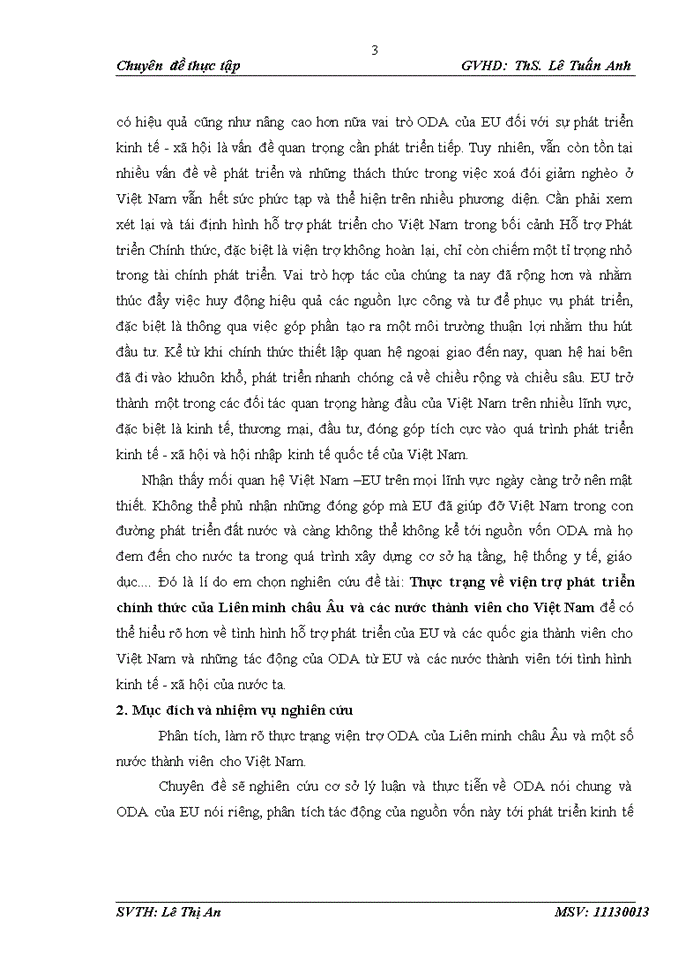 image for page Thực trạng về viện trợ phát triển chính thức của liên minh châu âu và các nước thành viên cho việt nam