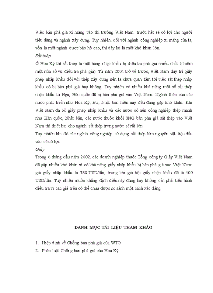 image for page Áp dụng thuế chống bán phá giá trong thương mại quốc tế - Kinh nghiệm các nước và bài học đối với Việt Nam