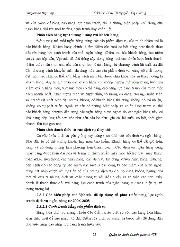 image for page Nâng cao năng lực cạnh tranh trong việc cung cấp dịch vụ ngân hàng của VPbank tại thị trường Việt Nam trong điều kiện kinh tế mới
