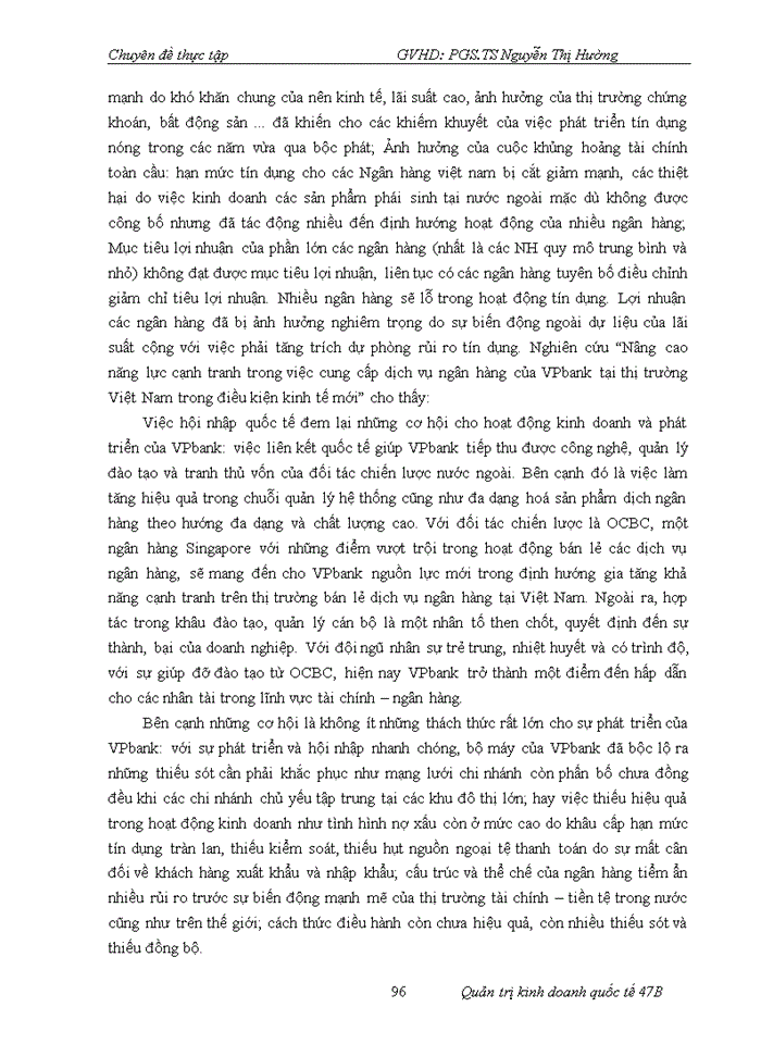 image for page Nâng cao năng lực cạnh tranh trong việc cung cấp dịch vụ ngân hàng của VPbank tại thị trường Việt Nam trong điều kiện kinh tế mới