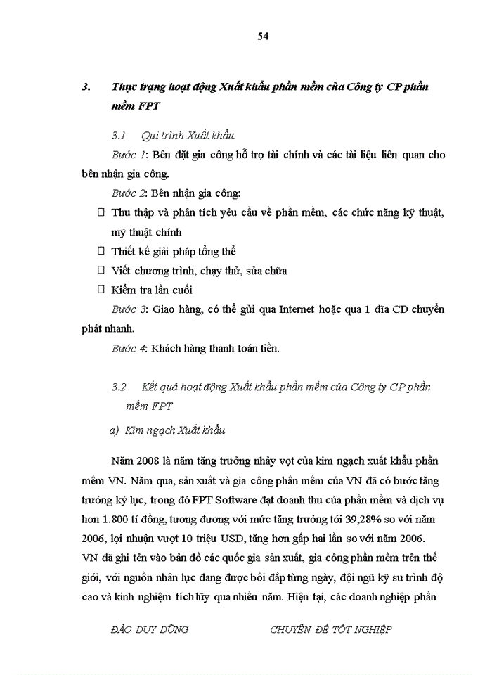 image for page Xuất khẩu phần mềm ở Công ty CP phần mềm FPT Thực trạng và giải pháp