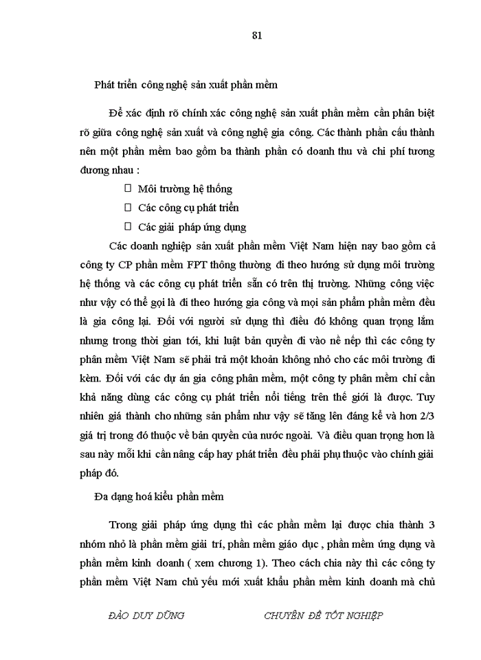 image for page Xuất khẩu phần mềm ở Công ty CP phần mềm FPT Thực trạng và giải pháp