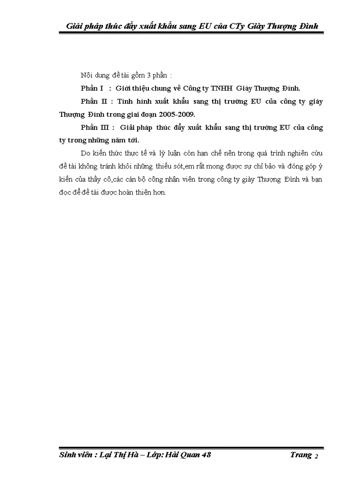 image for page Giải pháp thúc đấy xuất khẩu sang thị trường eu của công ty giầy thượng đình trong những năm tới