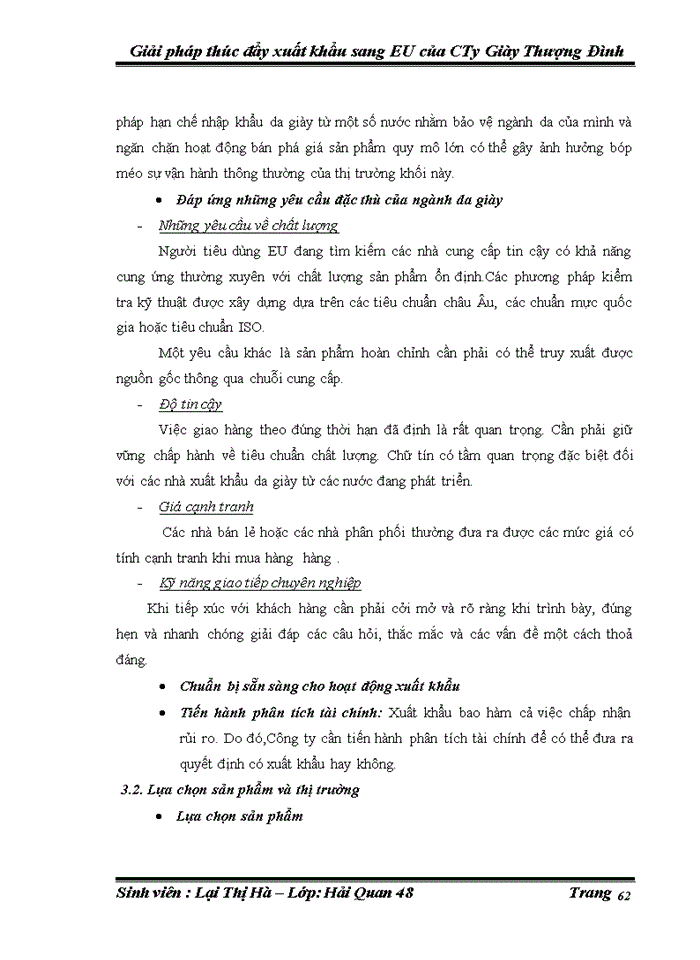 image for page Giải pháp thúc đấy xuất khẩu sang thị trường eu của công ty giầy thượng đình trong những năm tới
