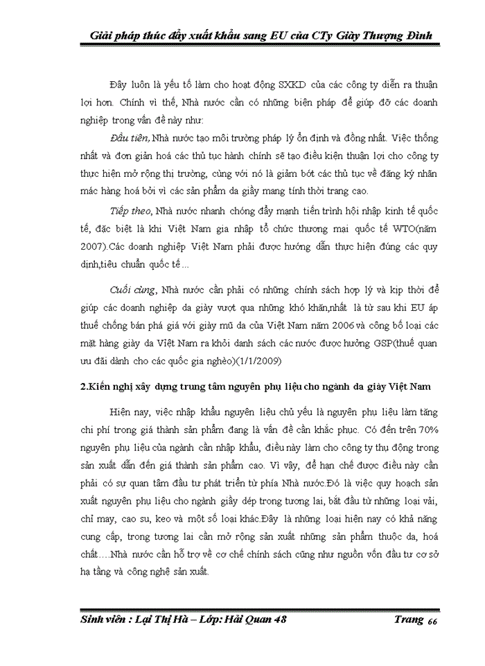 image for page Giải pháp thúc đấy xuất khẩu sang thị trường eu của công ty giầy thượng đình trong những năm tới