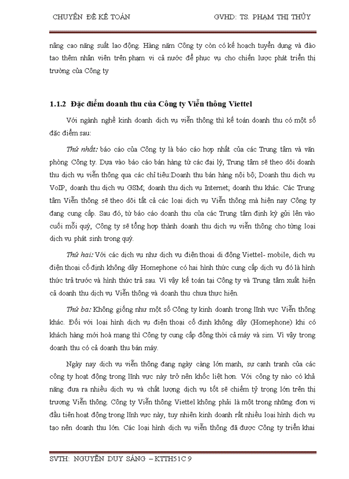 image for page Hoàn thiện kế toán doanh thu tại công ty viễn thông viettel