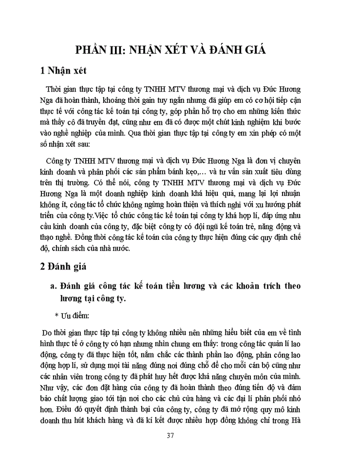 image for page Thực trạng công tác kế toán tiền lương và các khoản trích theo lương tại công ty TNHH MTV thương mại và dịch vụ Đức Hương Nga