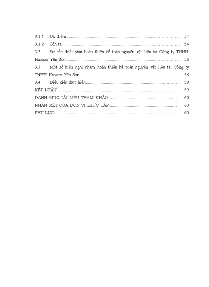 image for page Hoàn thiện kế toán nguyên vật liệu tại Công ty TNHH Hapaco Yên Sơn