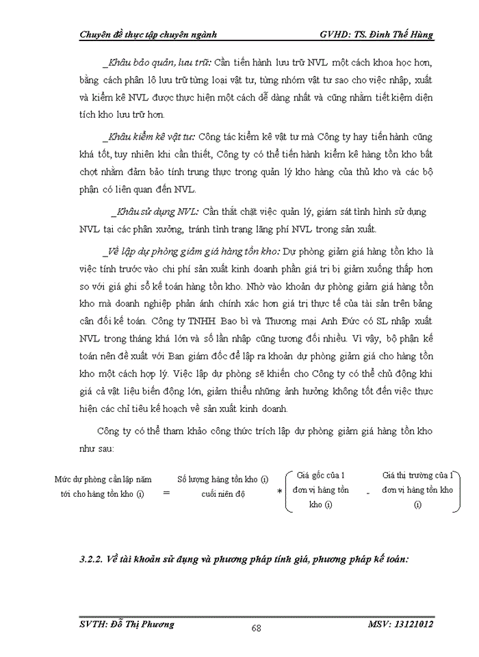 image for page Hoàn thiện kế toán NVL tại Công ty TNHH Bao bì và Thương mại Anh Đức