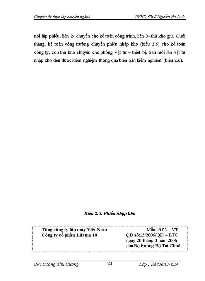 image for page Hoàn thiện kế toán chi phí sản xuất và tính giá thành sản phẩm tại Công ty cổ phần Lilama10