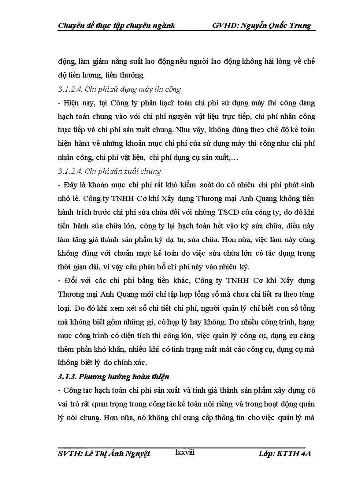 image for page Hoàn thiện kế toán chi phí sản xuất và tính giá thành sản phẩm tại công ty tnhh cơ khí xây dựng thương mại anh quang