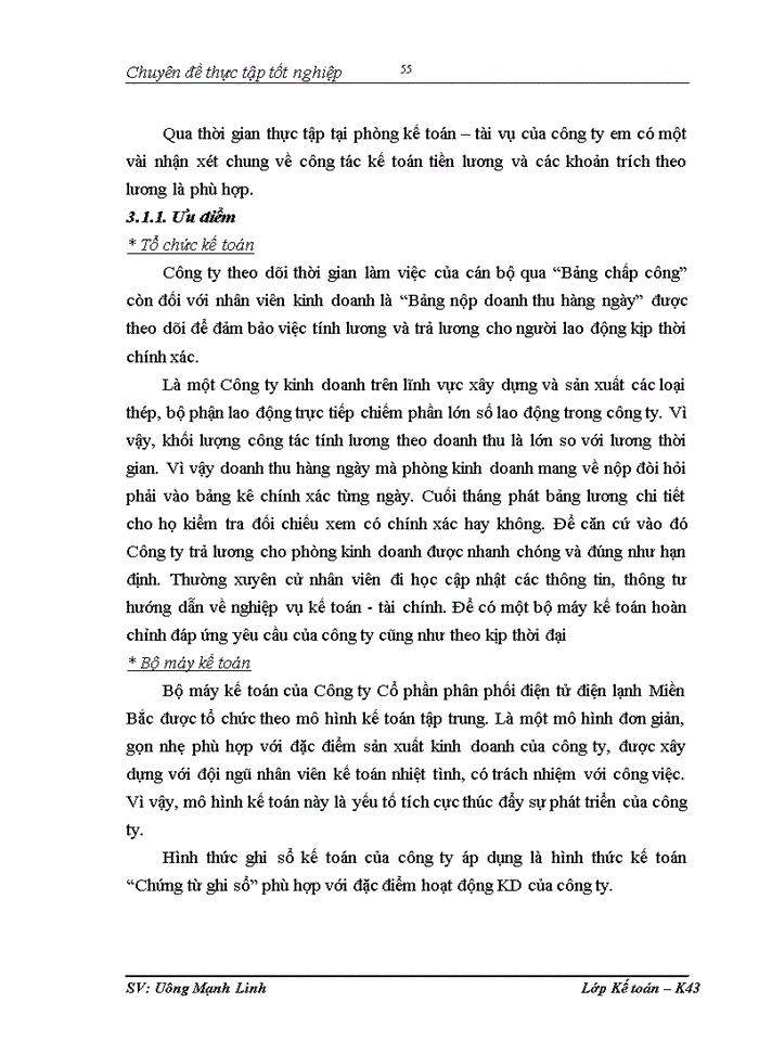 image for page Hoàn thiện kế toán tiền lương và các khoản trích theo lương  tại Công ty Cổ phần phân phối điện tử điện lạnh Miền Bắc tổ