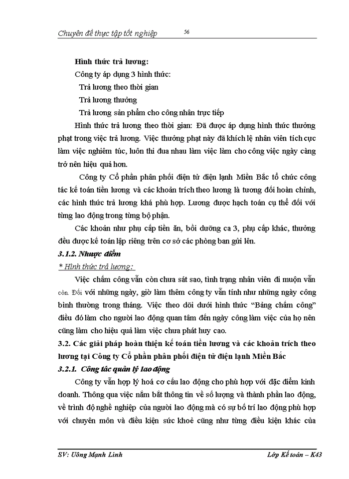 image for page Hoàn thiện kế toán tiền lương và các khoản trích theo lương  tại Công ty Cổ phần phân phối điện tử điện lạnh Miền Bắc tổ