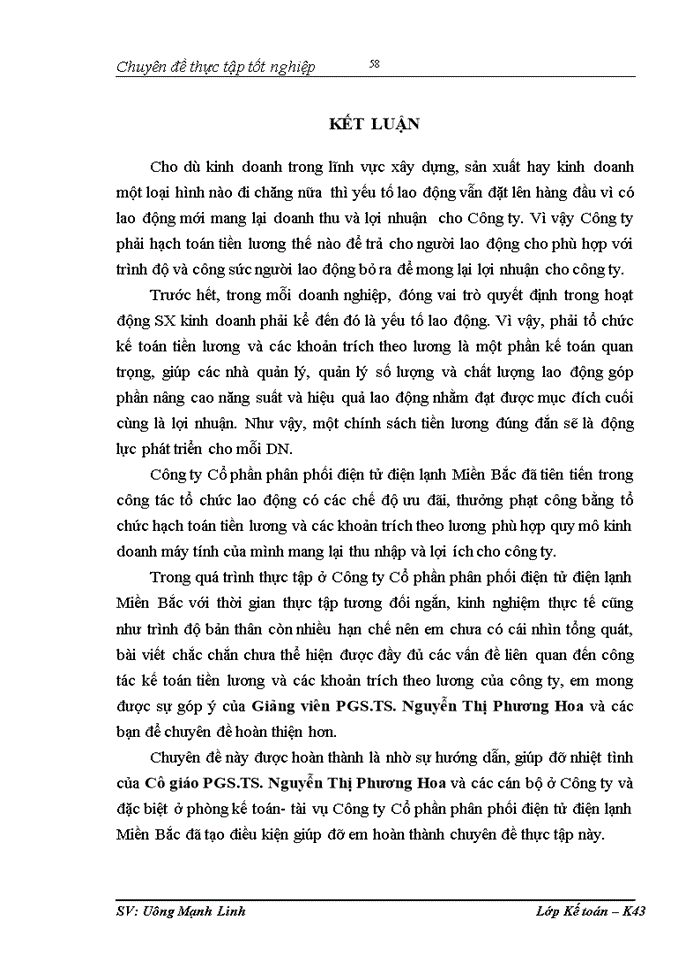 image for page Hoàn thiện kế toán tiền lương và các khoản trích theo lương  tại Công ty Cổ phần phân phối điện tử điện lạnh Miền Bắc tổ
