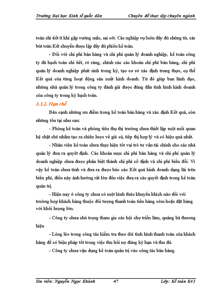 image for page Hoàn thiện  công tác kế toán bán hàng tại Công ty TNHH Hồng Nhựt