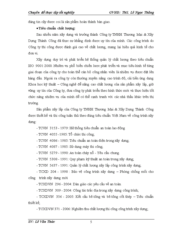 image for page Hoàn thiện kế toán chi phí sản xuất và tính giá thành sản phẩm xây lắp tại công ty tnhh thương mại & xây dựng thành công