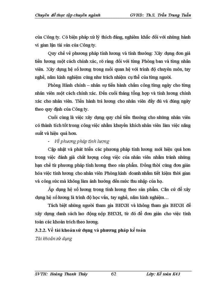 image for page Hoàn thiện kế toán tiền lương và các khoản trích theo lương tại Công ty cổ phần Tản Đà