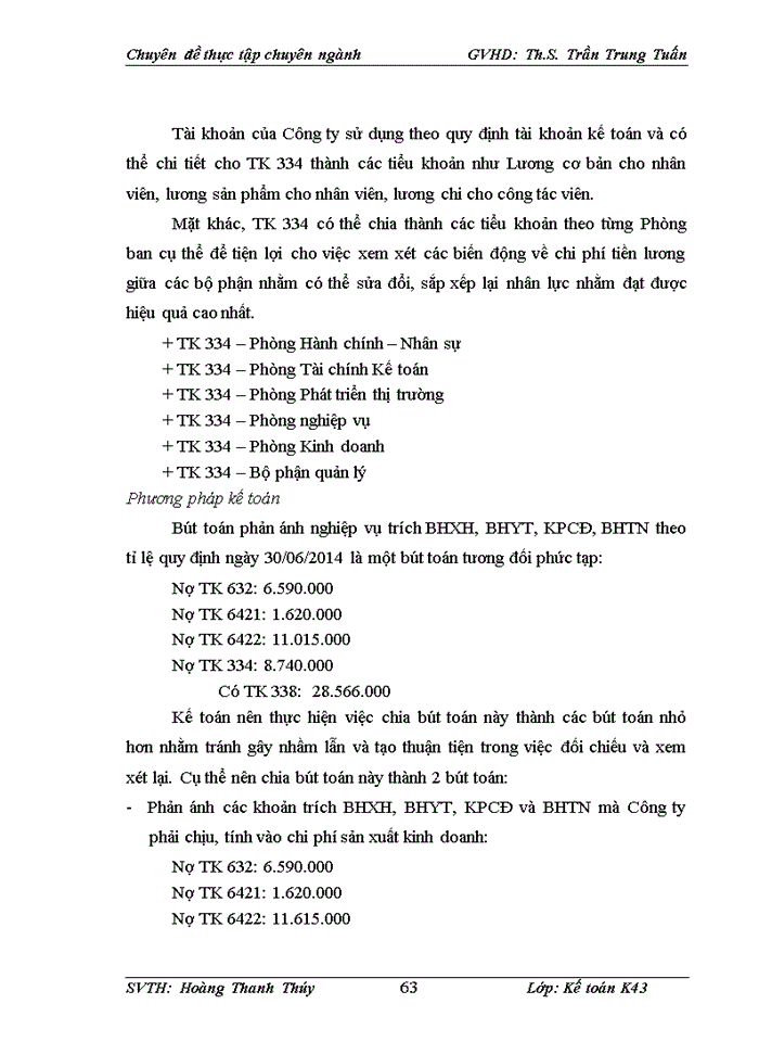image for page Hoàn thiện kế toán tiền lương và các khoản trích theo lương tại Công ty cổ phần Tản Đà