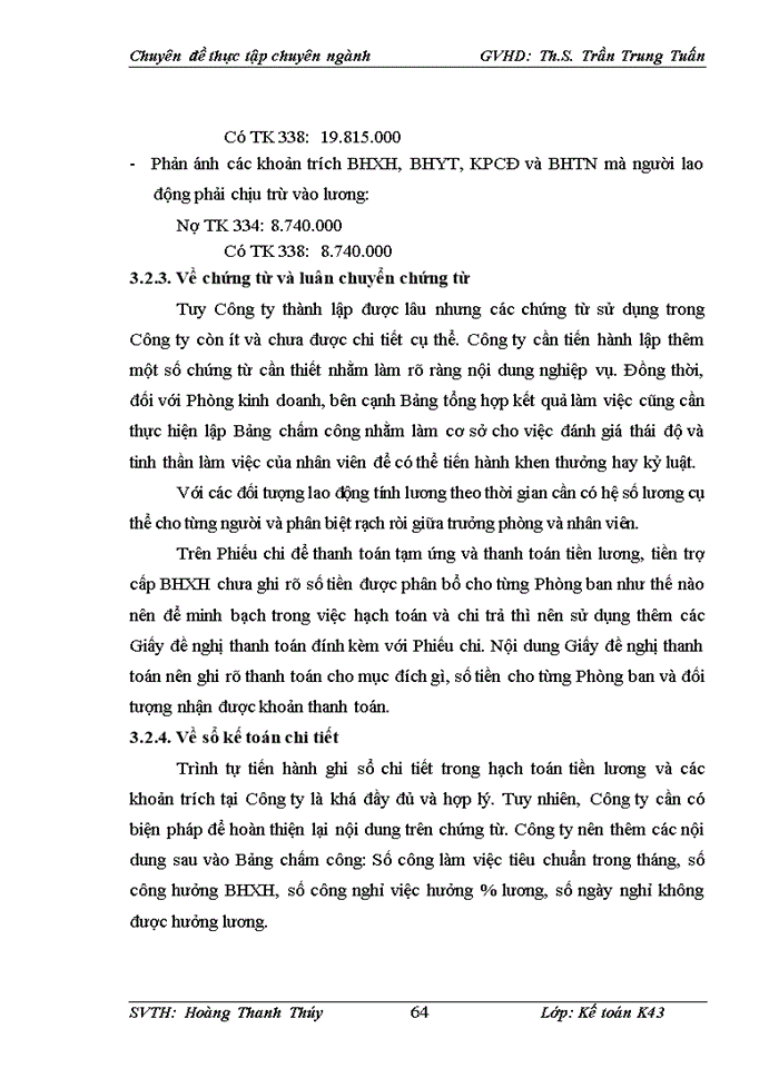 image for page Hoàn thiện kế toán tiền lương và các khoản trích theo lương tại Công ty cổ phần Tản Đà