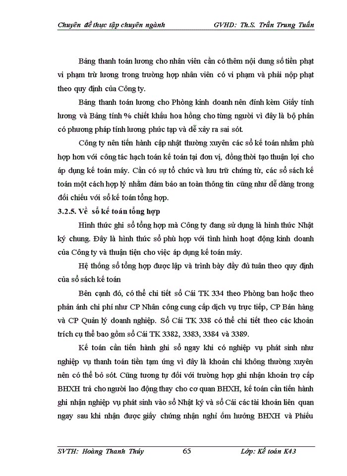 image for page Hoàn thiện kế toán tiền lương và các khoản trích theo lương tại Công ty cổ phần Tản Đà