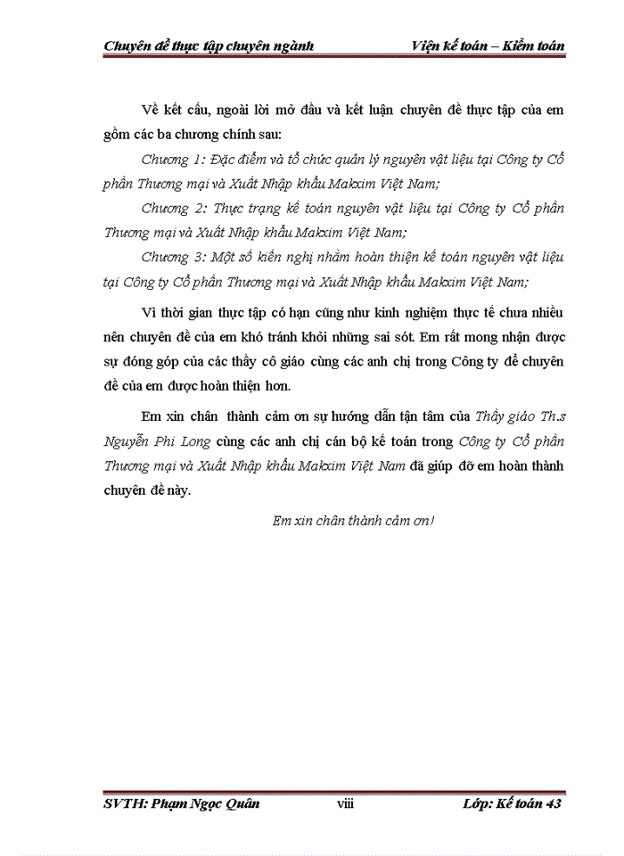 image for page Hoàn thiện kế toán nguyên vật liệu tại công ty cổ phần thương mại và xuất nhập khẩu makxim việt nam