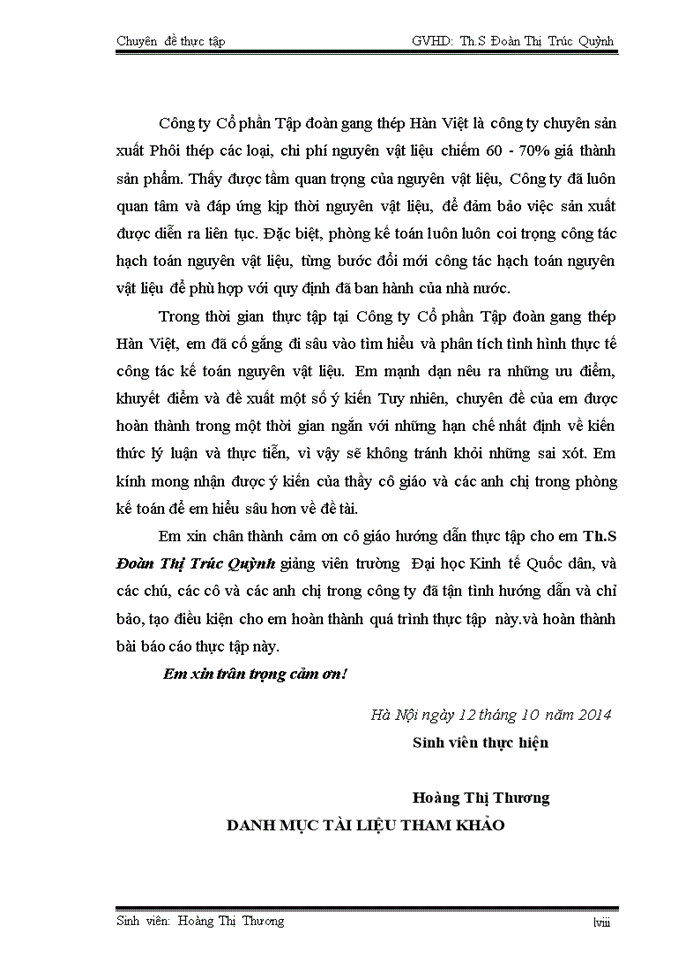 image for page Hoàn thiện công tác kế toán Nguyên vật liệu tại Công ty CP Tập đoàn Gang thép Hàn Việt