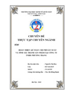 Hoàn thiện kế toán chi phí sản xuất và tính giá thành sản phẩm tại công ty tnhh phương trang