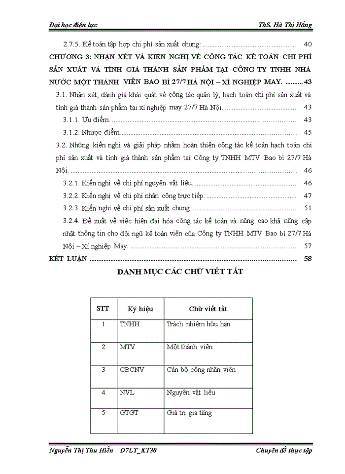 image for page Tổ chức công tác kế toán chi phí sản xuất và tính giá thành sản phẩm tại Công ty TNHH Nhà nước một thành viên Bao Bì 277 Hà Nội – Xí nghiệp may