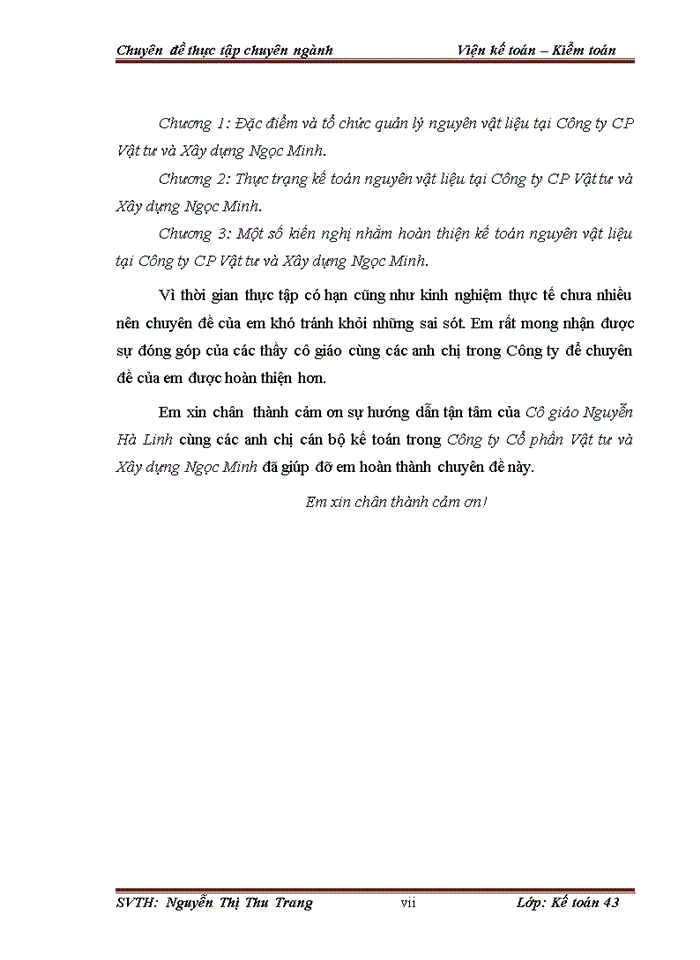 image for page Hoàn thiện kế toán nguyên vật liệu tại công ty cổ phần vật tư và xây dựng ngọc minh