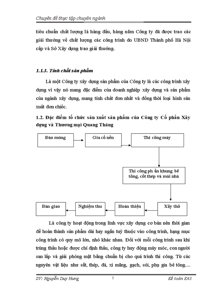 image for page Hoàn thiện Kế toán chi phí sản xuất và tính giá thành sản phẩm xây lắp tại Công ty Cổ phần Xây dựng và Thương mại Quang Thăng