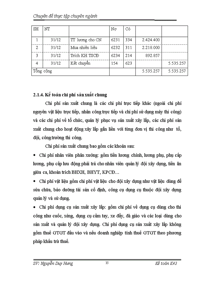 image for page Hoàn thiện Kế toán chi phí sản xuất và tính giá thành sản phẩm xây lắp tại Công ty Cổ phần Xây dựng và Thương mại Quang Thăng