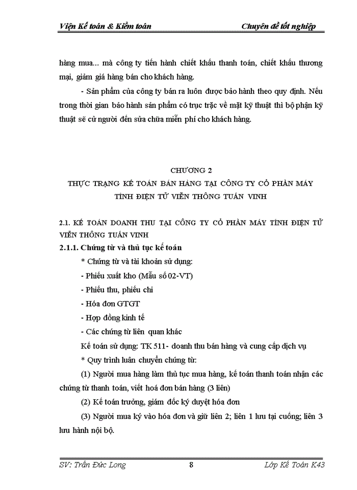 image for page Hoàn thiện kế toán bán hàng tại Công ty CP Máy tính ĐT VT Tuấn Vinh