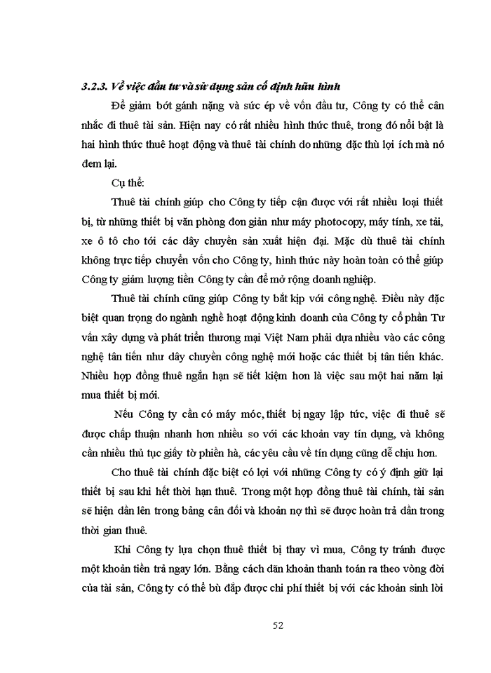 image for page Hoàn thiện kế toán tài sản cố định hữu hình tại công ty cổ phần tư vấn xây dựng và phát triển thương mại việt nam
