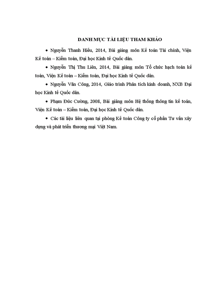 image for page Hoàn thiện kế toán tài sản cố định hữu hình tại công ty cổ phần tư vấn xây dựng và phát triển thương mại việt nam