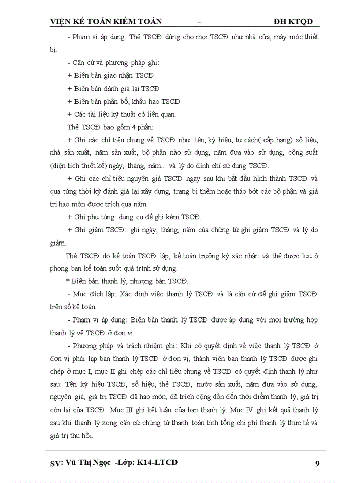 image for page Hoàn thiện kế toán tài sản cố định hữu hình tại Công ty cổ phần tư vấn & đầu tư xây dựng Tây Đô
