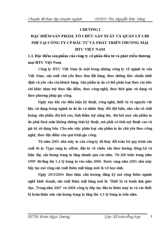 image for page Hoàn thiện kế toán chi phí sản xuất và tính giá thành sản phẩm tại công ty CP đầu tư và phát triển thương mại HTC Việt Nam