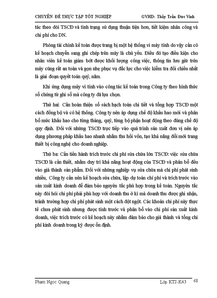 image for page Hoàn thiện kế toán tài sản cố định hữu hình tại Công ty cổ phần dịch vụ đường sắt KV1