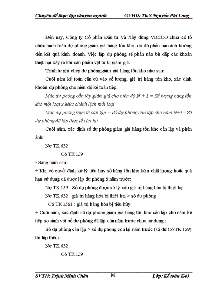 image for page Hoàn thiện kế toán nguyên vật liệu tại công ty cổ phần đầu tư và xây dựng vicico